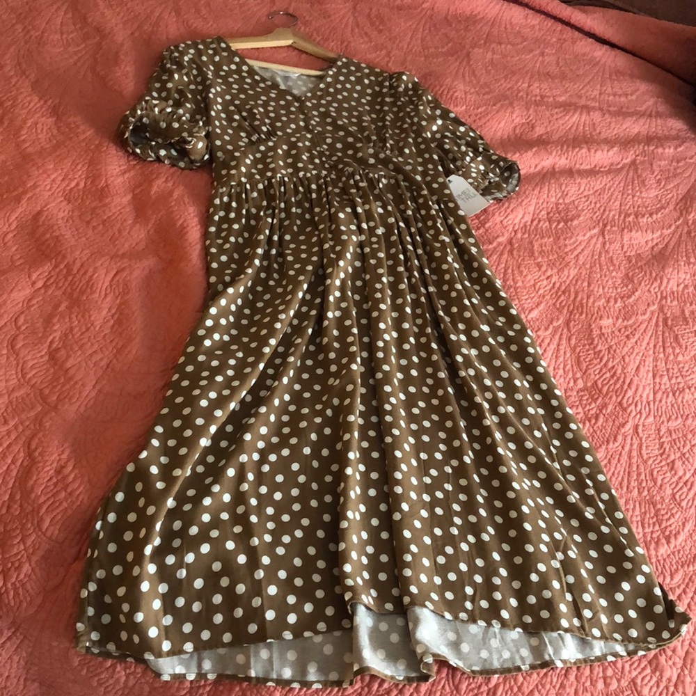 Dress. Brown
